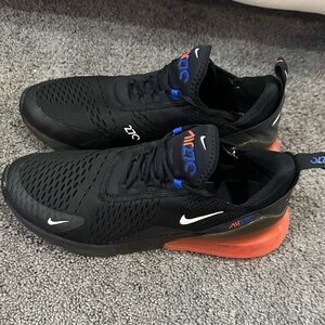 Nike Air Max 270 Black with Red and Blue Highlights